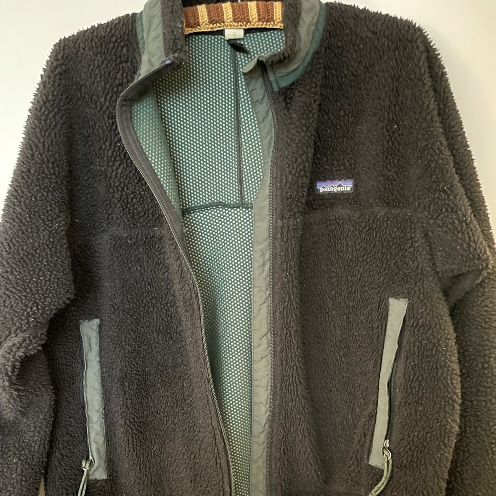 Patagonia Classic Retro X Fleece Black/Green Large